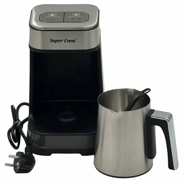 ماكينة قهوة التركية Super Crest سعة 4 اكواب بشاشة LED