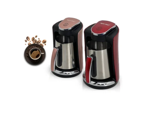 ماكينة قهوة تركية Super Crest  سعة 4 اكواب مستشعرات ذكية تمنع الغليان الزائد