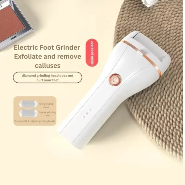 مبرد القدمين الكهربائي القابل للشحن – نعومة فورية بدون مجهود