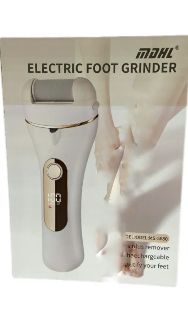 مبرد القدمين الكهربائي بشاشة LED – نعومة فورية وإزالة فعّالة للتشققات