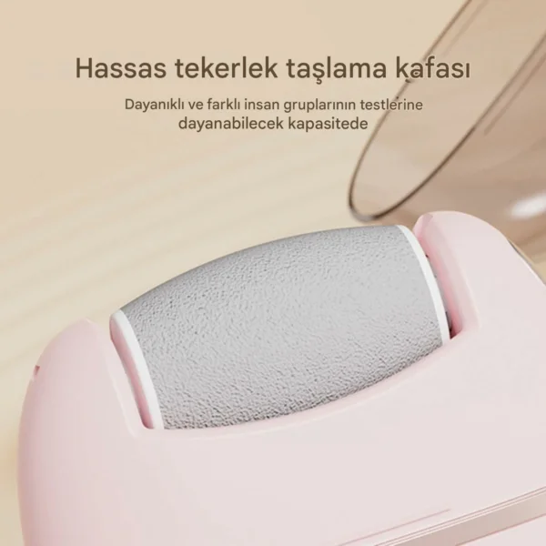 مبرد قدم كهربائي قابل للشحن لإزالة الجلد الميت وتنعيم القدمين باحتراف