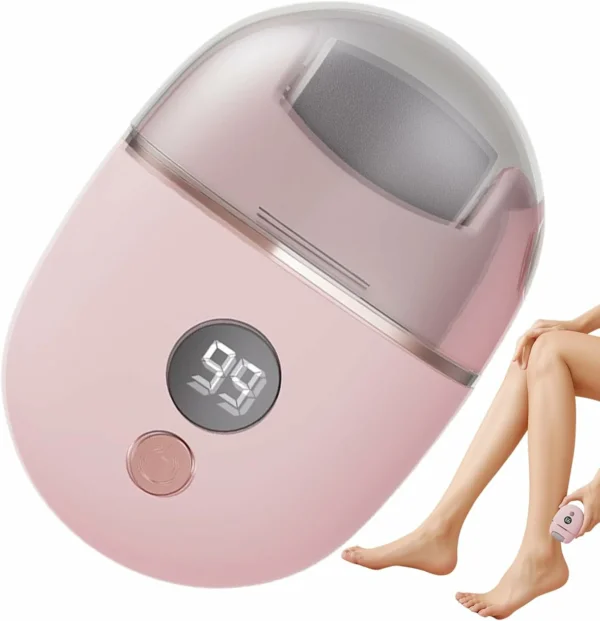 مبرد قدم كهربائي قابل للشحن لإزالة الجلد الميت وتنعيم القدمين باحتراف