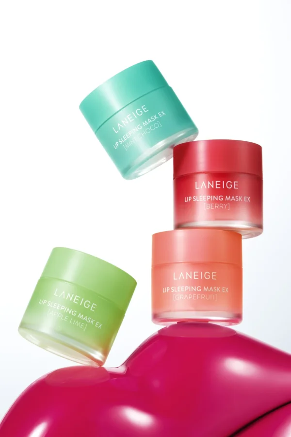 مجموعة ماسك مرطب وإصلاح الشفاه 4 قطع Laneige Lip Mini Kit - منتجات كورية