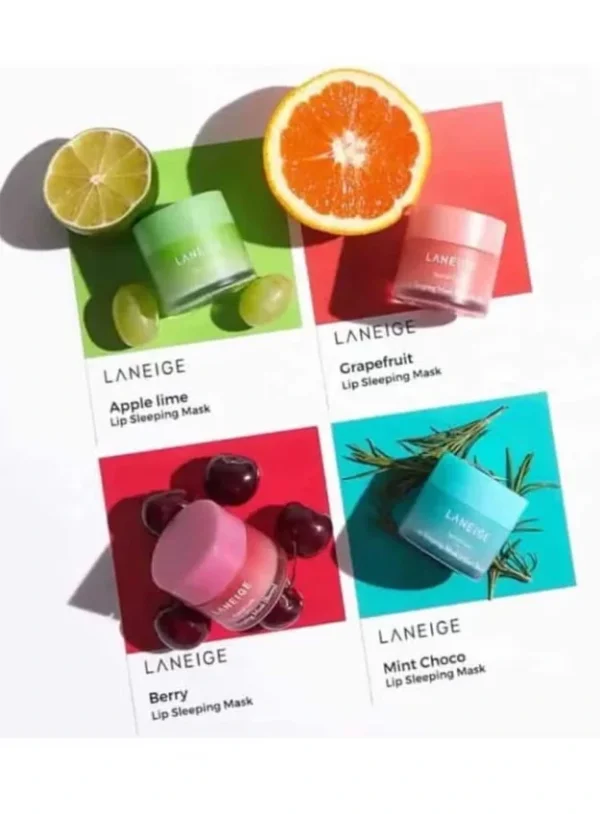 مجموعة ماسك مرطب وإصلاح الشفاه 4 قطع Laneige Lip Mini Kit - منتجات كورية