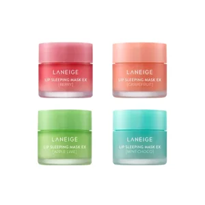 مجموعة ماسك مرطب وإصلاح الشفاه 4 قطع Laneige Lip Mini Kit - منتجات كورية
