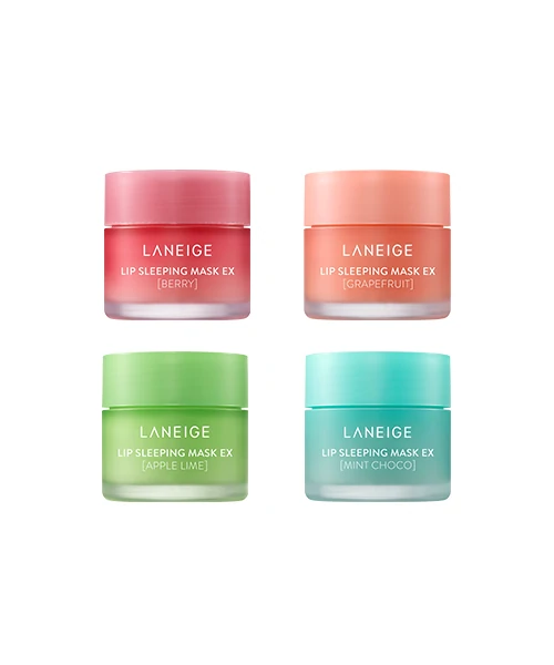 مجموعة ماسك مرطب وإصلاح الشفاه 4 قطع Laneige Lip Mini Kit - منتجات كورية