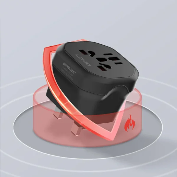 محول كهرباء عالمي LDNIO Z7  Universal Travel Adapter – UK / EU / US / AU