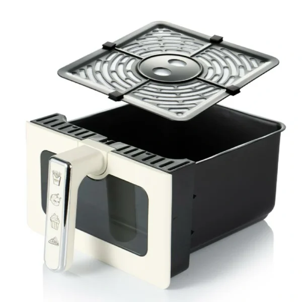 مقلاة هوائية منزلية بقوة 2000 واط – سعة 7 لتر مع نافذة وشواية (6) قلاية هوائية منزلية بقوة 2000 واط – سعة 7 لتر مع نافذة وشواية