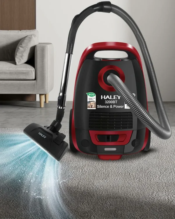 مكنسة كهربائية إعصارية بدون كيس بقوة شفط عالية 3200 واط و صوت منخفض