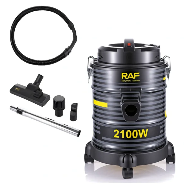 مكنسة كهربائية برميل RAF  – جاف و رطب بقوة 2100 واط