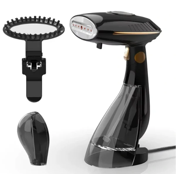 مكواة بخار يدوية قوية 1500 واط – كيّ سريع وتعقيم للملابس في أي مكان