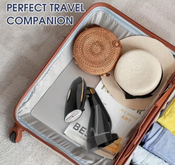 مكواة بخار يدوية قوية 1500 واط – كيّ سريع وتعقيم للملابس في أي مكان