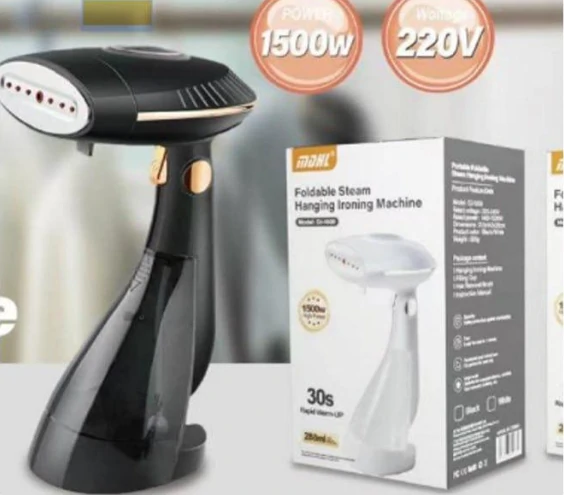 مكواة بخار يدوية قوية 1500 واط – كيّ سريع وتعقيم للملابس في أي مكان