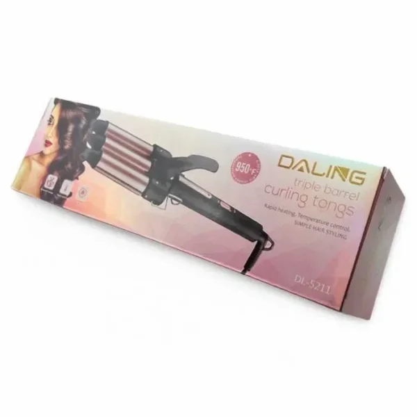مكواة تجعيد الشعر الثلاثية الاحترافية DALING