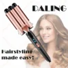 مكواة تجعيد الشعر الثلاثية الاحترافية DALING