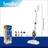 ممسحة + منظف بخار Sonifer  متعدد الوظائف 1500 واط تعقيم بالبخار حتى 140°