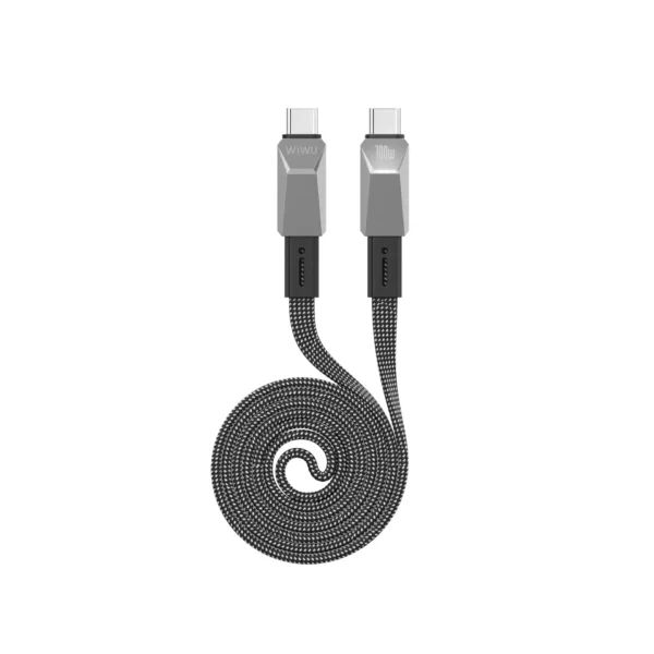كابل USB-C إلى USB-C 100 واط عالي الجودة من WIWU - طول 1 متر