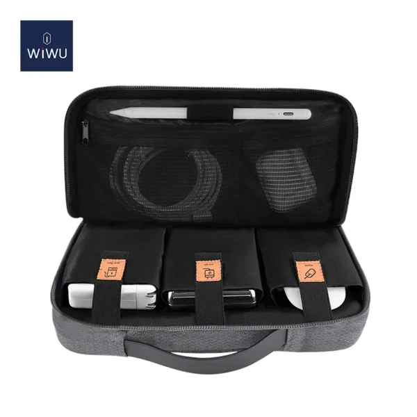 133-alpha-double-layer-laptop-case-gray-3.webp حقيبة لابتوب مزدوجة الطبقات WIWU مقاومة للماء - حقيبة لابتوب عمودية WIWU Alpha 11 بوصة