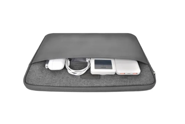 14-minimalist-laptop-sleeve-case-grey-5.webp حقيبة لابتوب مينيمايست 14 بوصة - حقيبة لابتوب عمودية WIWU Alpha 11 بوصة