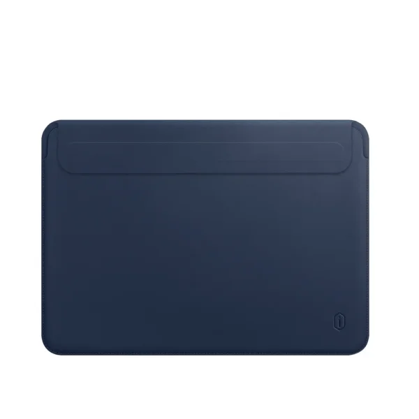 142-pro-iimacbook-2021-case-blue-1.webp حقيبة مك بوك 14.2 بوصة WIWU Skin Pro II جلد PU مغناطيسية - حقيبة لابتوب عمودية WIWU Alpha 11 بوصة