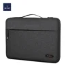156-pilot-sleeve-laptop-case-black-1.webp حقيبة كمبيوتر محمول WIWU 15.6 بوصة مقاومة للماء بحماية مزدوجة - حقيبة لابتوب عمودية WIWU Alpha 11 بوصة