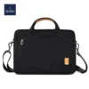 156162-pioneer-pro-briefcase-black-1.webp حقيبة يد مائية مقاومة WIWU Pioneer Pro 15.6 بوصة بحماية مطاطية - حقيبة لابتوب عمودية WIWU Alpha 11 بوصة