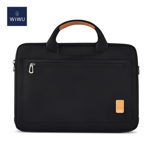 156162-pioneer-pro-briefcase-black-4.webp حقيبة يد مائية مقاومة WIWU Pioneer Pro 15.6 بوصة بحماية مطاطية - حقيبة لابتوب عمودية WIWU Alpha 11 بوصة