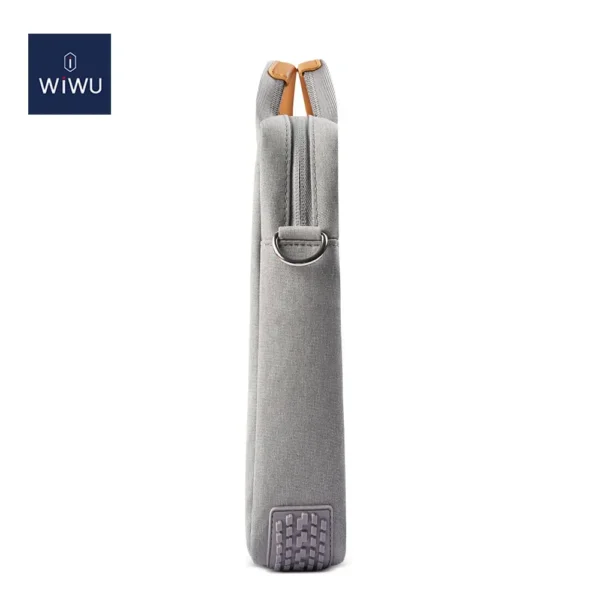156162-pioneer-pro-briefcase-grey-3.webp حقيبة يد مائية مقاومة WIWU Pioneer Pro 15.6 بوصة بحماية مطاطية - حقيبة لابتوب عمودية WIWU Alpha 11 بوصة