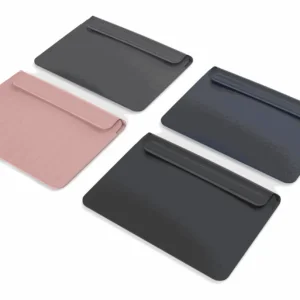 غطاء ماك بوك 16 إنش WIWU Skin Pro II مغناطيسي جلد PU - حقيبة لابتوب عمودية WIWU Alpha 11 بوصة