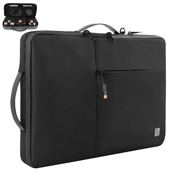 16162-alpha-double-layer-laptop-case-black-1.webp حقيبة لابتوب WIWU 16 بوصة مضادة للماء بطبقتين وحماية مزدوجة - حقيبة لابتوب عمودية WIWU Alpha 11 بوصة