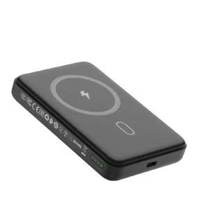 بوربانك لاسلكي مغناطيسي 10000 مللي أمبير/ساعة WIWU Wi-P043 بسعة كبيرة مع حامل مدمج - حقيبة لابتوب عمودية WIWU Alpha 11 بوصة