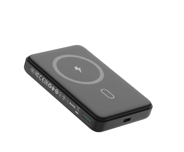 بوربانك لاسلكي مغناطيسي 10000 مللي أمبير/ساعة WIWU Wi-P043 بسعة كبيرة مع حامل مدمج - حقيبة لابتوب عمودية WIWU Alpha 11 بوصة