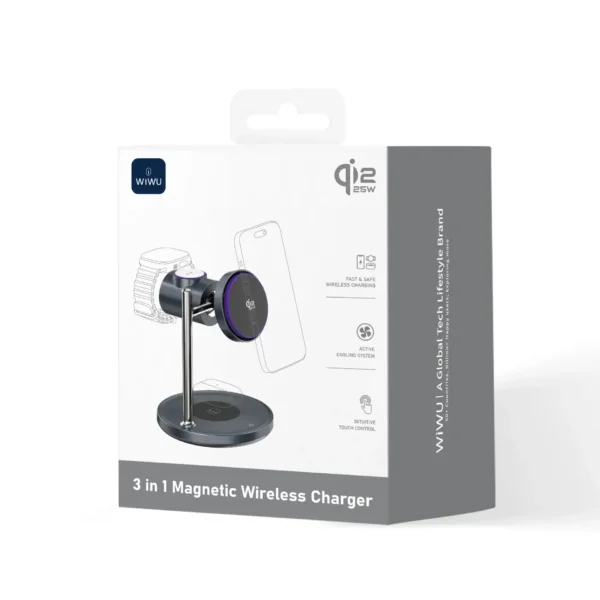 25w-qi22-3-en-1-soporte-magntico-1.webp شاحن لاسلكي مغناطيسي 25 واط WIWU Wi-W041 ثلاثي الوظائف