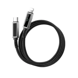 كابل شحن usb-c إلى usb بقدرة 27 واط من WIWU - طول 1 متر - أسود