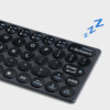 لوحة مفاتيح مطوية WIWU Fold Mini Keyboard باللغتين الإنجليزية والعربية مع حامل وشحن سريع 30W