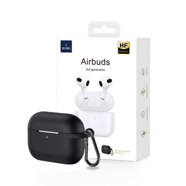 سماعات وايرلس WIWU Airbuds 3 SE بيضاء مع شحن مغناطيسي