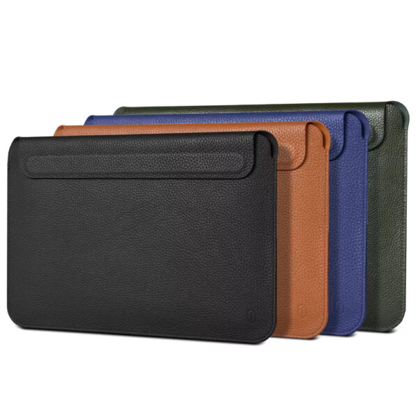 6936686402095-2.jpg حقيبة لابتوب جلدية أصلية WIWU - حقيبة لابتوب عمودية WIWU Alpha 11 بوصة