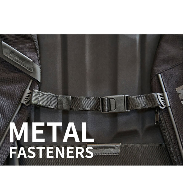 حقيبة ظهر مقاومة للماء من WIWU طراز WARRIORS بخامة CORDURA مضادة للسرقة وشاحن سريع 20W مع حجرة ملابس داخلية - لون أسود