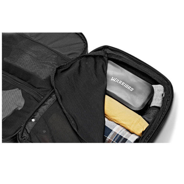 حقيبة ظهر مقاومة للماء من WIWU طراز WARRIORS بخامة CORDURA مضادة للسرقة وشاحن سريع 20W مع حجرة ملابس داخلية - لون أسود