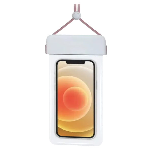 حقيبة واقي من الماء WIWU Aqua للهواتف المحمولة - أبيض