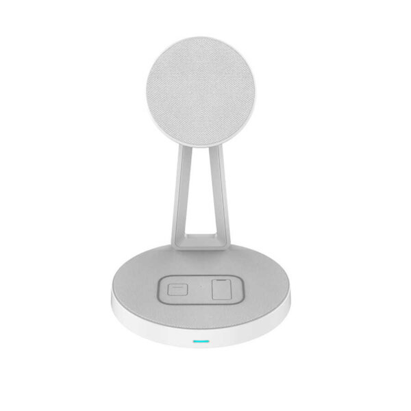 شاحن لاسلكي مغناطيسي WIWU M13 بقدرة 15 واط مع قاعدة شحن ثنائية الاستخدام