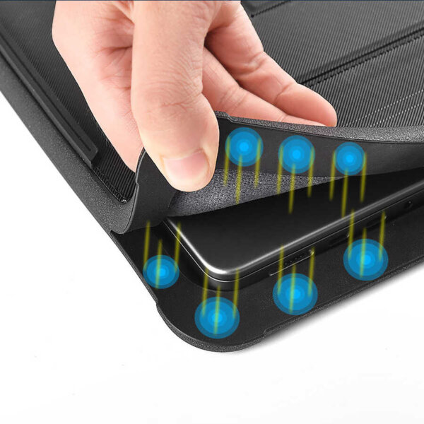 حقيبة لابتوب مقاومة للصدمات WIWU Defender Stand Case 16.2 بوصة مع حامل قابل للتعديل