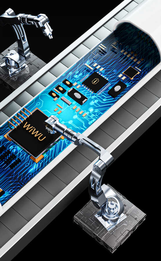 693668640661-11.jpg قلم رصاص بلوتوث شحن لاسلكي أبيض مع مؤشر البطارية للآيباد - WIWU