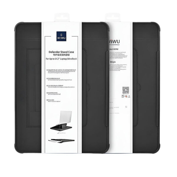 حافظة لابتوب ديفندر WIWU 13.6 بوصة - حافظة متطورة بشاشة مغناطيسية مضادة للصدمات