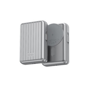 شاحنة سلسلة بنك الطاقة WIWU PP04 بسعة 20000mAh مع شحن لاسلكي 15W وشحن سريع USB-C - حقيبة لابتوب عمودية WIWU Alpha 11 بوصة