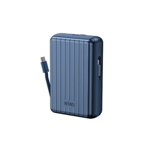 شاحنة سلسلة بنك الطاقة WIWU PP04 بسعة 20000mAh مع شحن لاسلكي 15W وشحن سريع USB-C - حقيبة لابتوب عمودية WIWU Alpha 11 بوصة