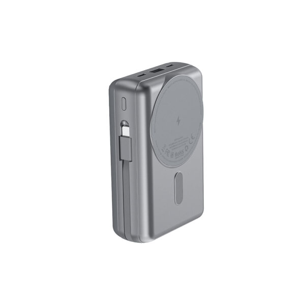 شاحنة سلسلة بنك الطاقة WIWU PP04 بسعة 20000mAh مع شحن لاسلكي 15W وشحن سريع USB-C - حقيبة لابتوب عمودية WIWU Alpha 11 بوصة