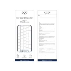غطاء لوحة مفاتيح MacBook Air 13.3 بروتكشن ضد التلف والأتربة - شفاف