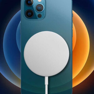 شاحن مغناطيسي لاسلكي WIWU Magsafe بقوة 15 واط للأيفون والسماعات