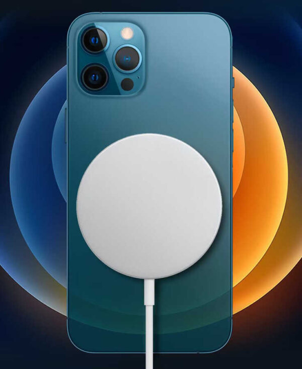 شاحن مغناطيسي لاسلكي WIWU Magsafe بقوة 15 واط للأيفون والسماعات